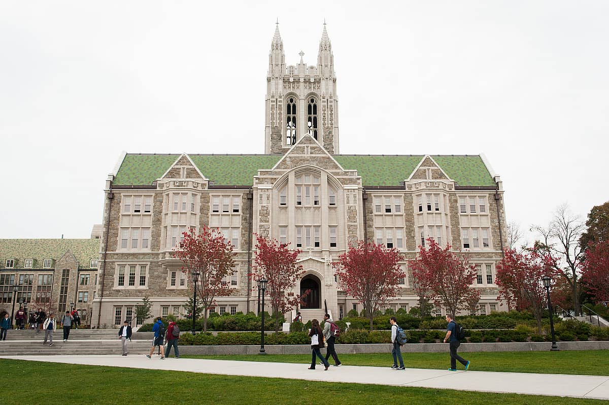 Boston College campus